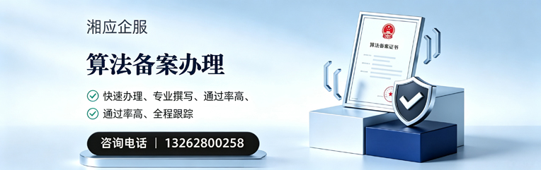 泉州算法备案申报服务