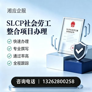 泉州SLCP社会劳工整合项目申报服务